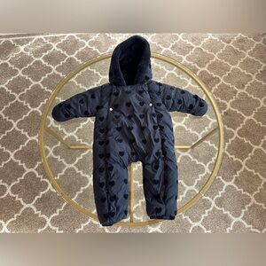 Jacadi Paris - Baby girl snowsuit - color: jacadi navy